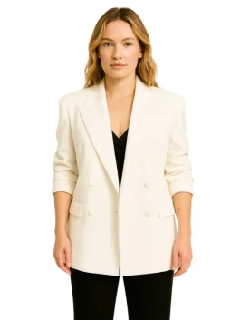 The Regime Kate Winslet White Blazer
