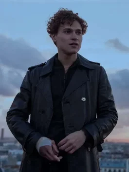 Young Rocco Supersex Black Leather Coat