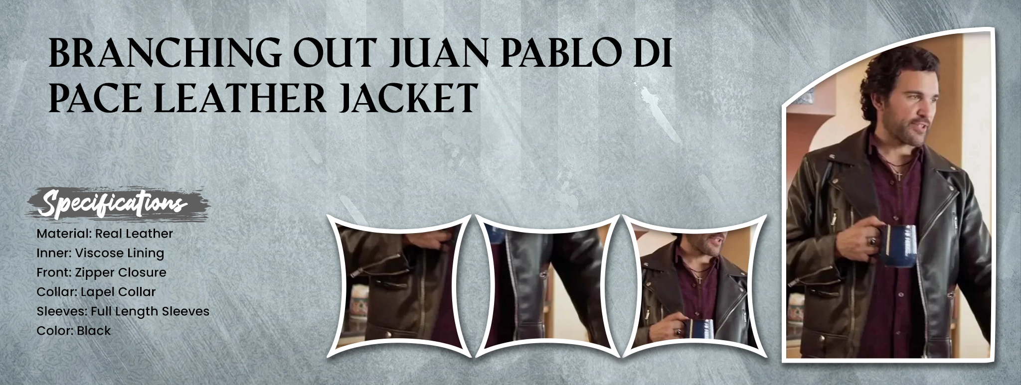 Branching Out Juan Pablo Di Pace Leather Jacket