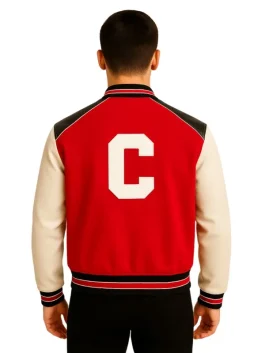 Classic Teddy Varsity Jacket (Back)