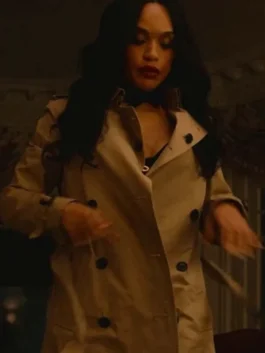 Clipped 2024 V. Stiviano Cotton Trench Coat