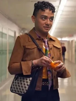 Davey and Jonesie’s Locker Emile Brown Leather Jacket