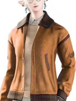 FFXIV Brown Varsity Jacket