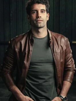 Gangs Of Galicia Daniel Brown Leather Jacket