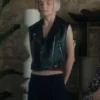 Geek Girl Betty Black Leather Vest