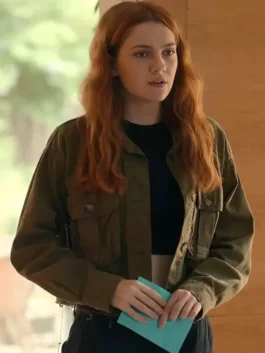 Geek Girl Harriet Manners Green Cropped Jacket