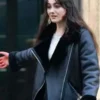 Geek Girl Harriet Manners Shearling Leather Jacket