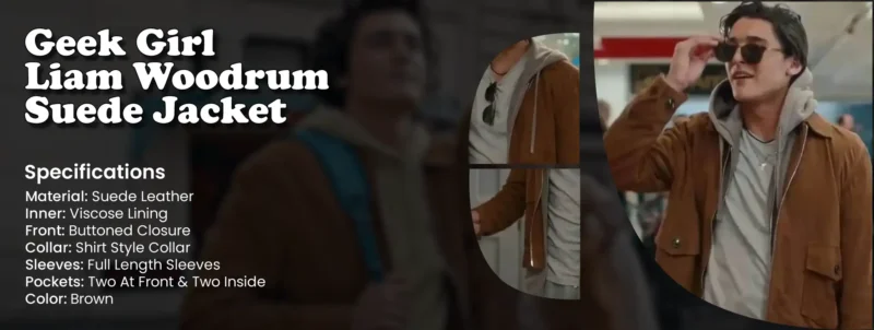 Geek Girl Liam Woodrum Suede Jacket 