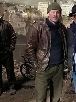 Masters Of The Air Major John Egan Leather Jacket