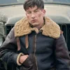 Masters of the Air Barry Keoghan Fur Leather Jacket