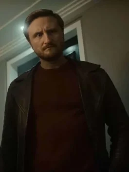 Michael Kranz Leather Coat