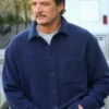 Pedro Pascal Materialists Blue Shirt