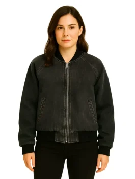 Queenie Dionne Brown Bomber Jacket