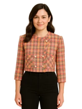 Thank You, Next Zeynep Tugce Bayat Plaid Jacket