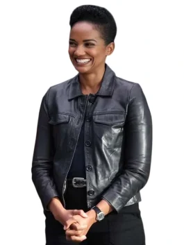 The Rookie Mekia Cox Black Real Leather Jacket