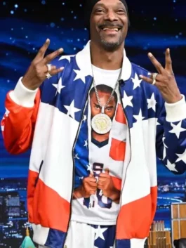 The Tonight Show 2024 Snoop Dogg USA Flag Jacket