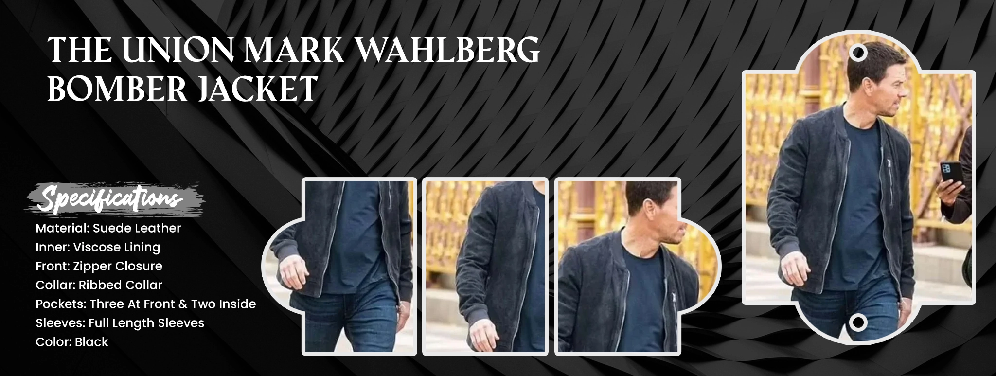 The Union Mark Wahlberg Bomber Jacket