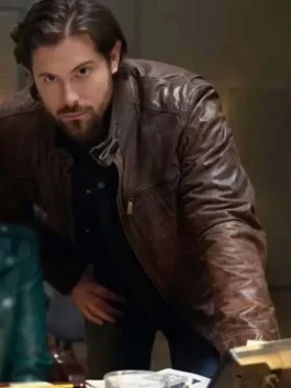 Tipline Mysteries Dial 1 For Murder Beeks Brown Leather Jacket