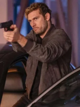 Chief of Station Alex Pettyfer Bomber Jacket