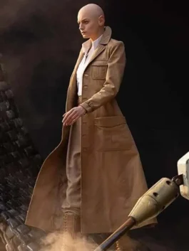 Emma Corrin Long Coat