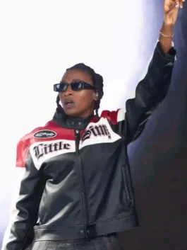 Glastonbury Festival Little Simz Leather Jacket