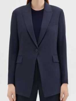 Hana Li Navy Blazer