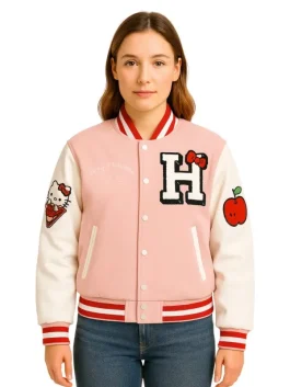 Hello Kitty Apples H Varsity Jacket