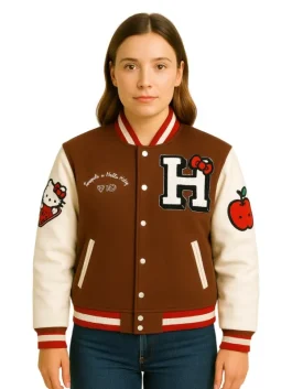 Hello Kitty Apples H Varsity Jacket