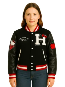 Hello Kitty Apples H Varsity Jacket
