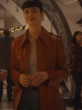 Orphan Black Echoes Krysten Ritter Brown Leather Jacket