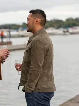 The Way Home Tv Series Alex Mallari Jr. Suede Leather Jacket