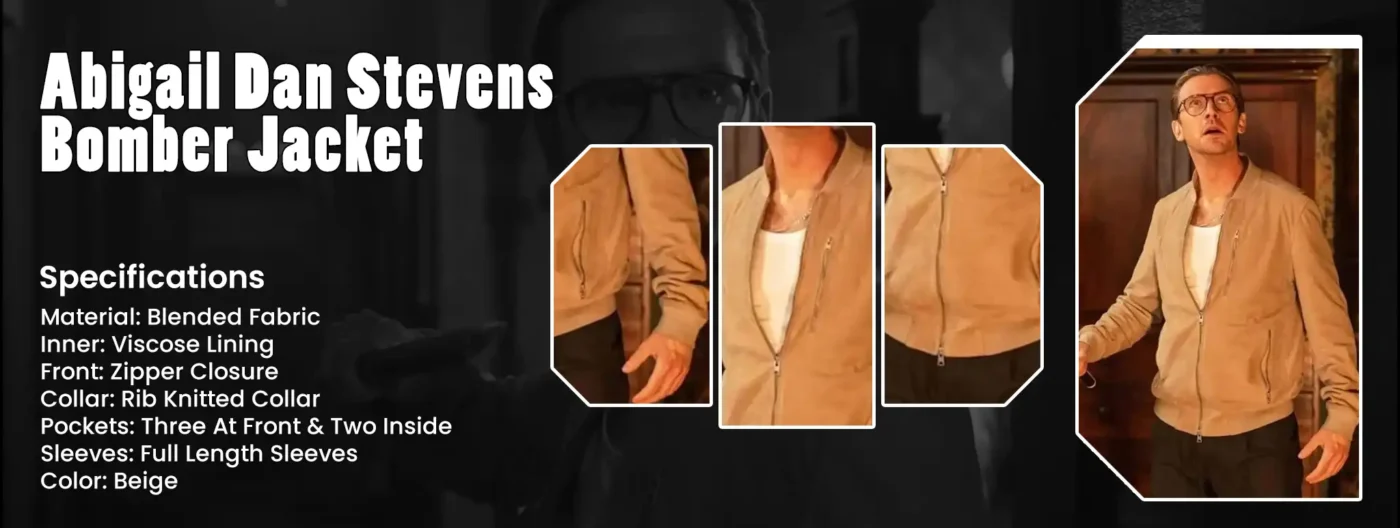 Abigail Dan Stevens Bomber Jacket