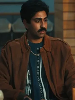 Anoop Desai Brown Leather Jacket