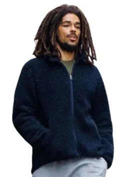 Bob Marley One Love 2024 Kingsley Ben-Adir Blue Jacket