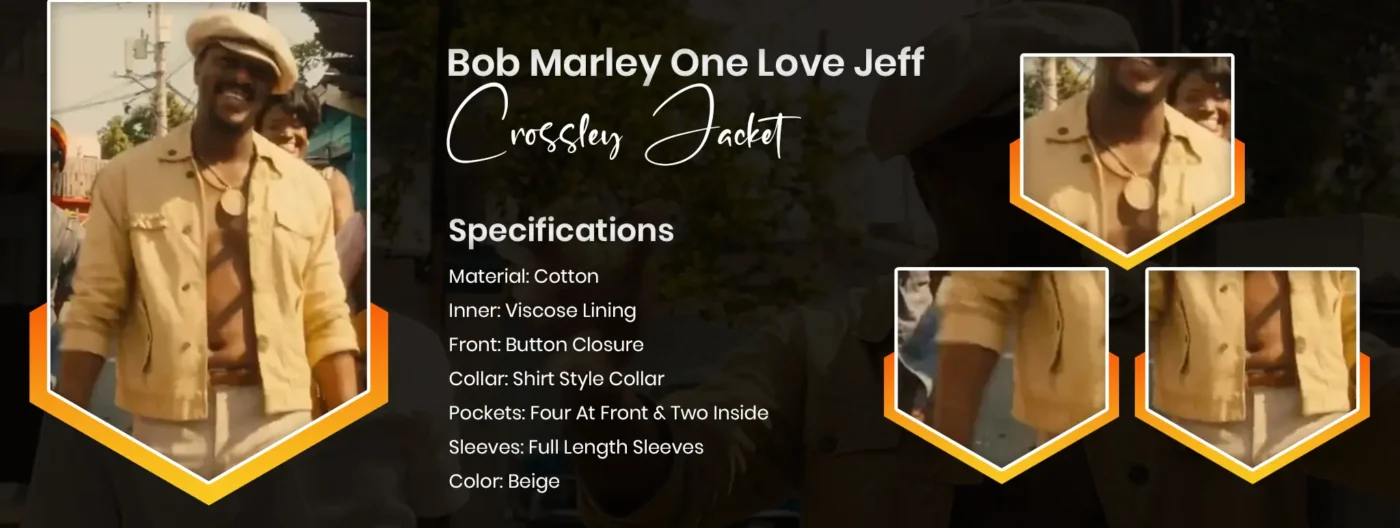 Bob Marley One Love Jeff Crossley Jacket
