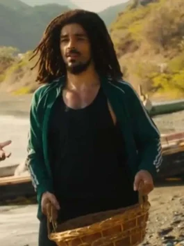 Bob Marley One Love Kingsley Ben-Adir Green Track Jacket