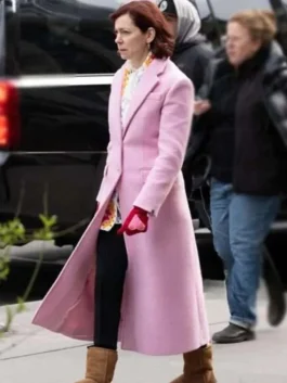 Carrie Preston Pink Trench Coat