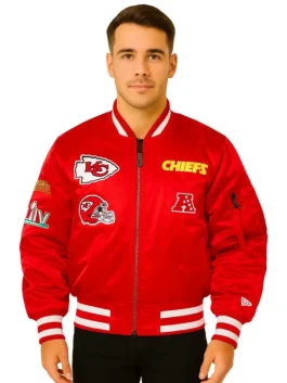 Chiefs Red Bomber MA-1 Jacket