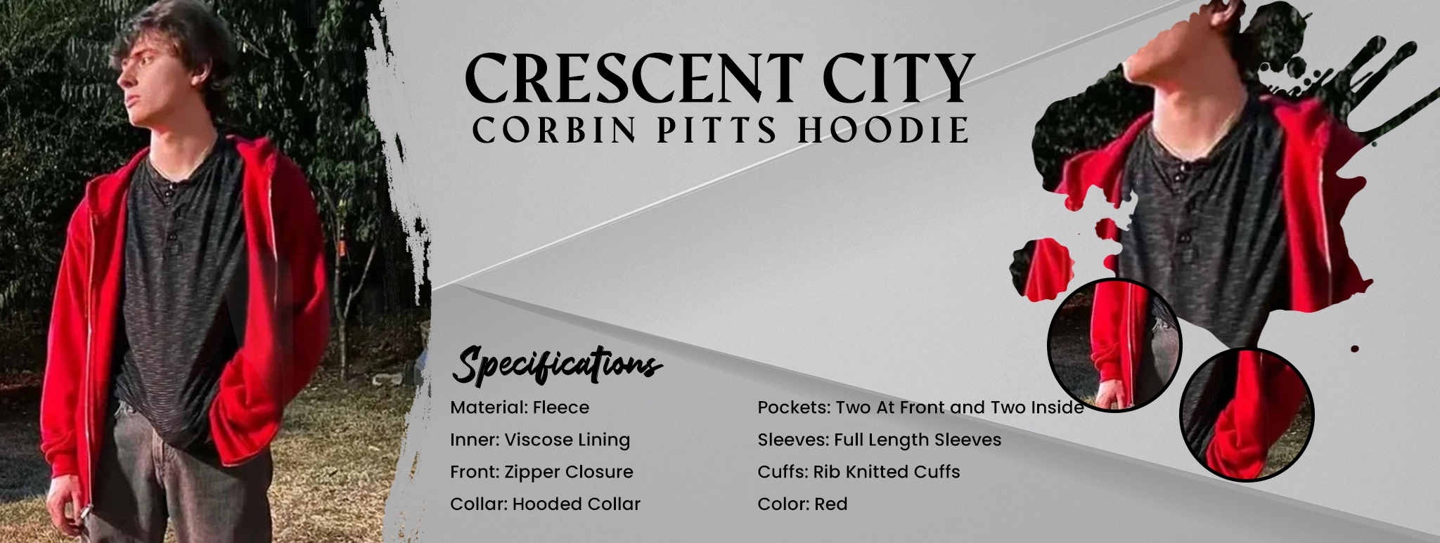 Crescent City Corbin Pitts Hoodie