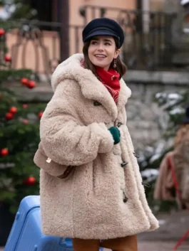 Emily in Paris Emily Cooper Sherpa Jacket
