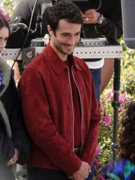 Emily in Paris Marcello Suede Jacket