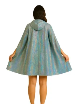 Holographic Sequin Cape(Back)