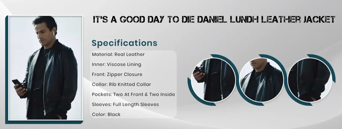 It’s a Good Day to Die Daniel Lundh Leather Jacket