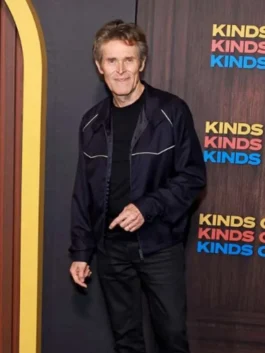 Kinds of Kindness Willem Dafoe Black Jacket