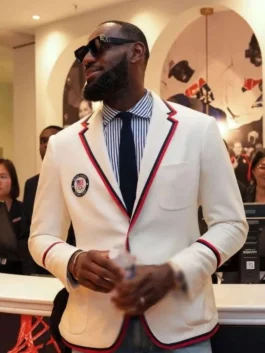LeBron James Team USA White Blazer
