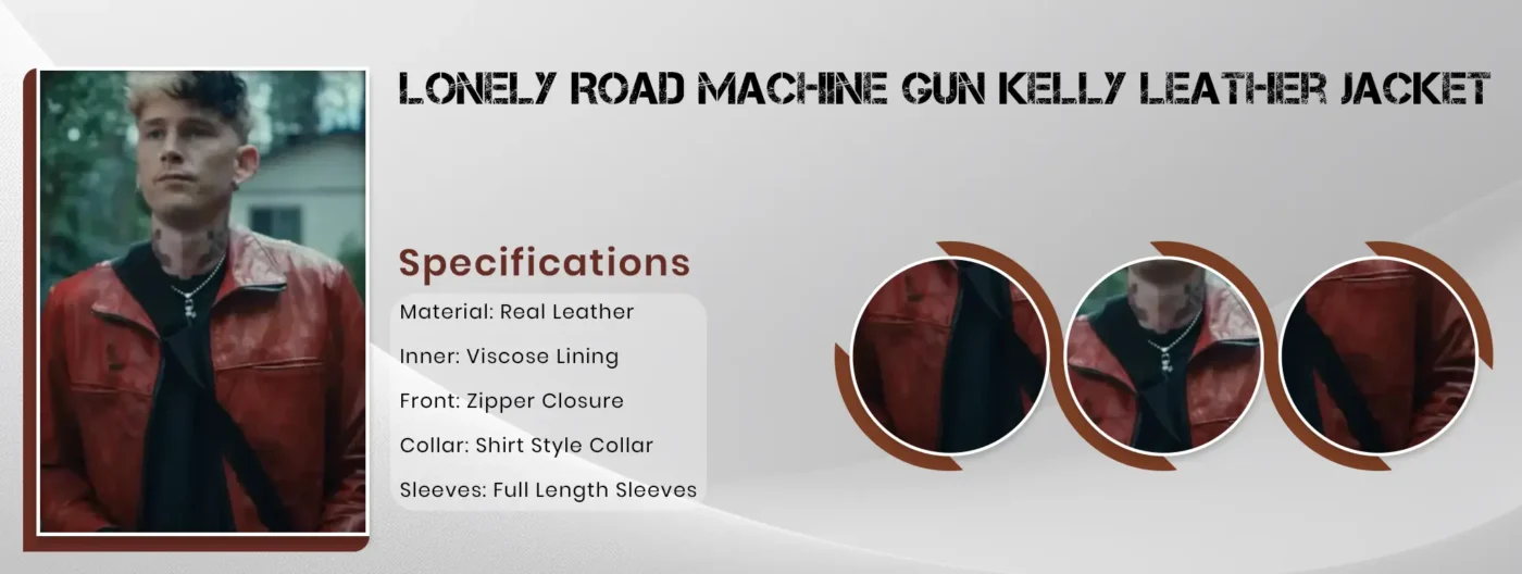 Lonely Road Machine Gun Kelly Leather Jacket