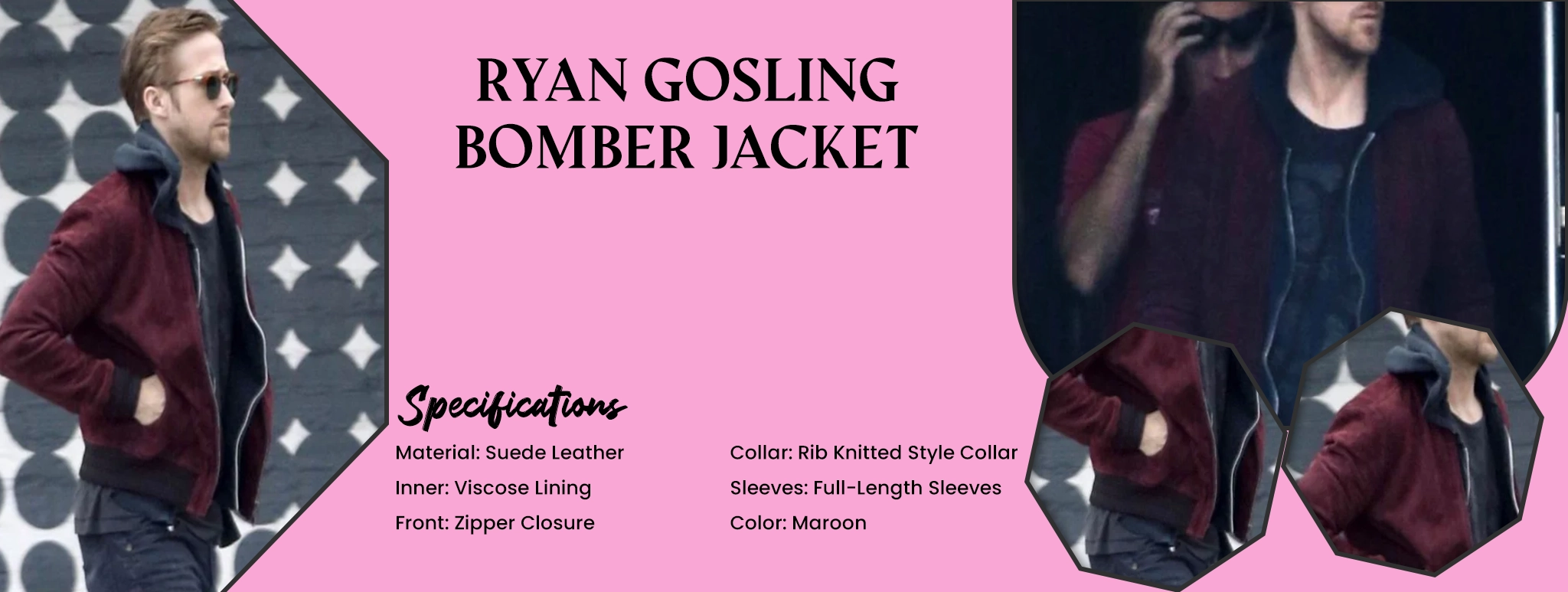 Ryan Gosling Bomber Jacket