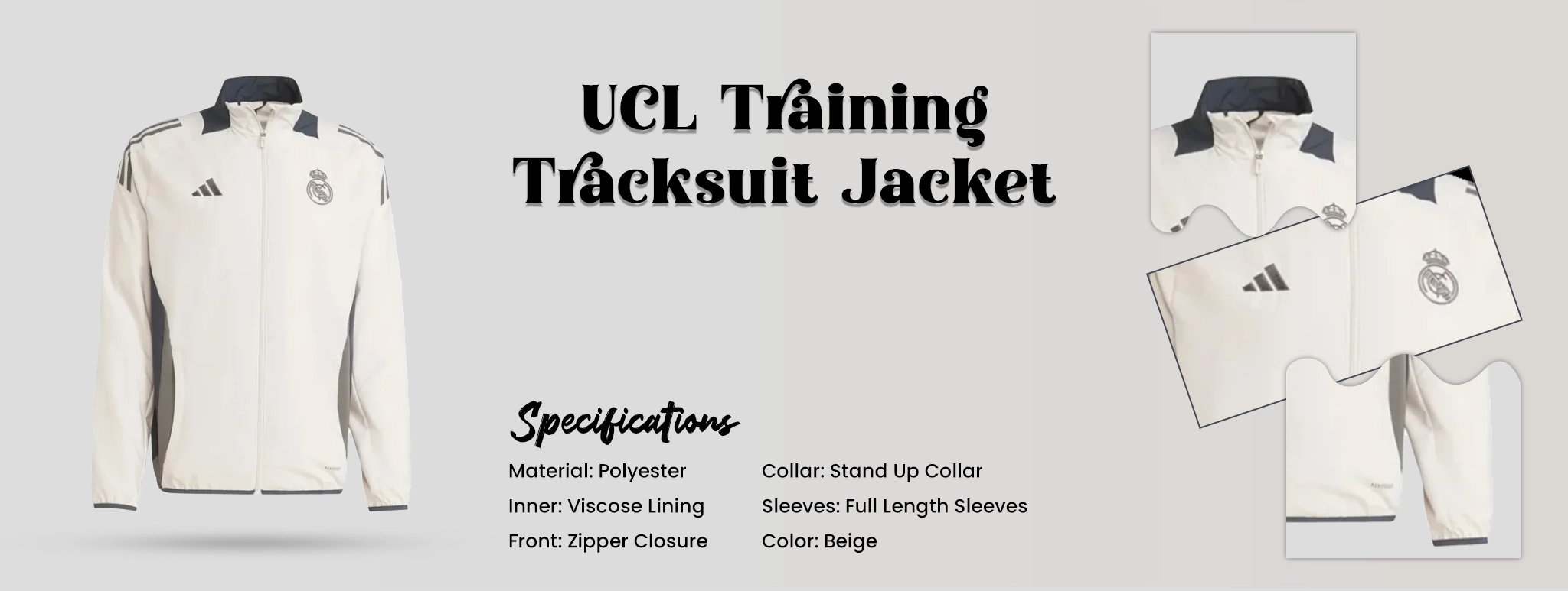 UCL Training Tracksuit Jacket