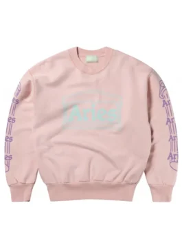 Aries Column Sweatshirt Pink
