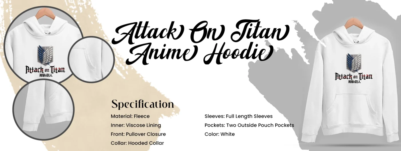 Attack On Titan Anime Hoodie